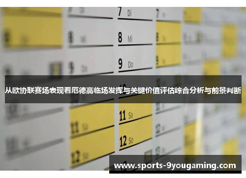 从欧协联赛场表现看厄德高临场发挥与关键价值评估综合分析与前景判断