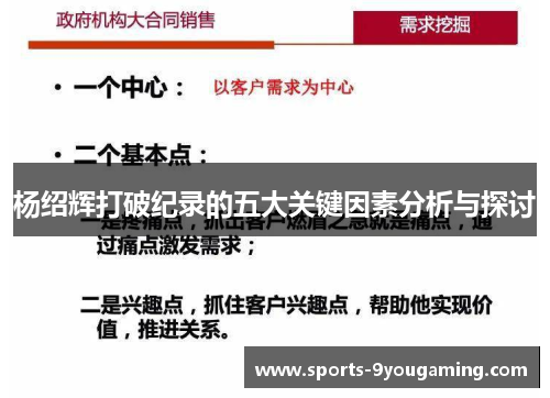 杨绍辉打破纪录的五大关键因素分析与探讨 杨绍辉打破纪录的五大关键因素分析与探讨