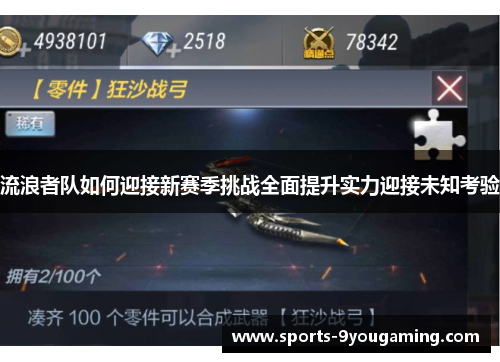 流浪者队如何迎接新赛季挑战全面提升实力迎接未知考验